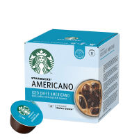 NEW Starbucks Iced Americano กาแฟแคปซูล 12capsules/box Expirey date Year 2024สำหรับเครื่อง Dolce Gusto