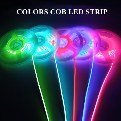 2.7mm Colorful COB Led Strip 12V Ultra Thin led Tape led lights for room decor Car decorations Atmosphere lights Red/Green/Blue