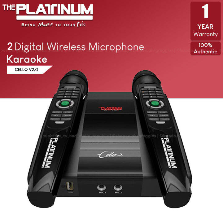 The Platinum Karaoke Cello V2.0 with Over 20,++ English and OPM songs