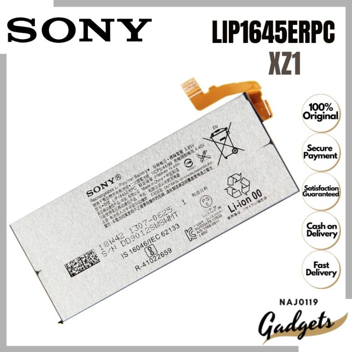 แบตเตอรี่-ใช้สำหรับเปลี่ยน-battery-for-original-sony-xperia-xz1-g8342-lip1645erpc-แบตเตอรี่รับประกัน-6-เดือน