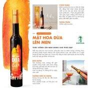 Cider Mật Hoa dừa lên men Sokfarm chai 375ml