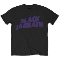 Black Sabbath Wavy Logo Vintage T Shirt 100 ORIGINAL MERCH