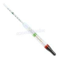 อควาเรียมแก้ว Hydrometer เครื่องวัดอุณหภูมิเกลือ Marine เครื่องทดสอบความเค็มเมตร