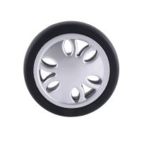 M6 50MmX12Mm Luggage Suitcase Replacement Wheels Wear Resistant PU Caster Deluxe Repair Tool 1 Pair