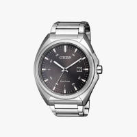 [ประกันร้าน] CITIZEN นาฬิกาข้อมือผู้ชาย รุ่น AW1570-87H Eco-Drive Mens Quartz Black Dial Silver