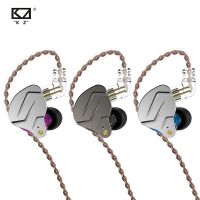 〖Undine earphone〗Vankz ZSN Pro หูฟังไฮบริด,1BA 1DD เทคโนโลยีไฮบริดหูฟังเบส HIFI หูฟังแบบใส่หูโลหะหูฟังบลูทูธสำหรับเล่นกีฬาตัดเสียงรบกวนหูฟัง