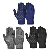 Winter Warm Gloves Touchscreen Winter Cycling Gloves Both Men and Women for Cycling Running Driving Jogging Skiing