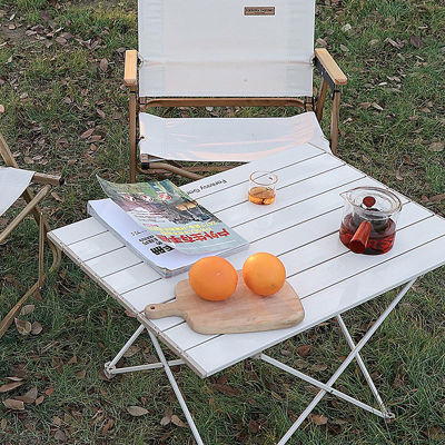 Camping โต๊ะเเคมป์ปิ้ง โต๊ะพับ โต๊ะปิกนิก โต๊ะพับอลูมิเนียม น้ำหนักเบา โต๊ะตั้งแคมป์ อุปกรณ์ตั้งแคมป์ ติดตั้งง่าย และพกพาสะดวก
