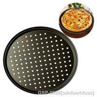 Odnfuerhfuss 26/28/32Cm Aço Carbono Antiaderente Pizza Assadeira Bandeja De Malha Placa Redonda Profondo Molde Bakeware Fozimento