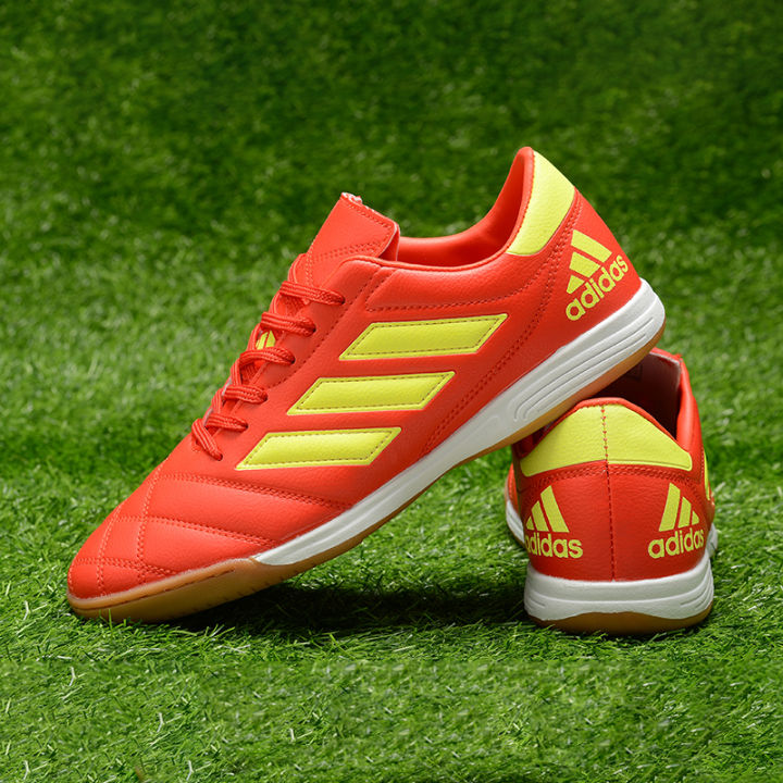 ready-stock-adidas-football-shoes-อาดิดาส-รองเท้าสตั๊ด-รองเท้าทำจากหนังเทียม-รองเท้าฟุตบอลมืออาชีพ-รองเท้าวิ่ง-คุณภาพที่ดีที่สุด