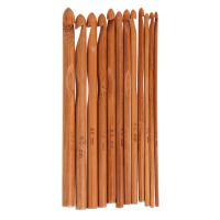 12pcs/set Carbonized Bamboo Needles Crochet Hooks  Knitting Needles  Knitting Tools Sweater Scarf Hat Weaving Tools Knitting  Crochet