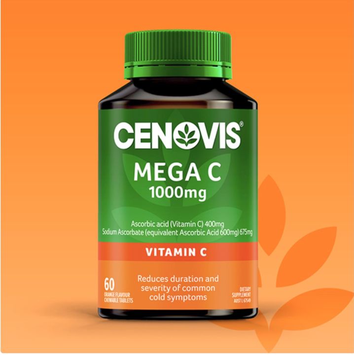 Cenovis Mega C 100mg 60 Chewable tablets | Lazada PH