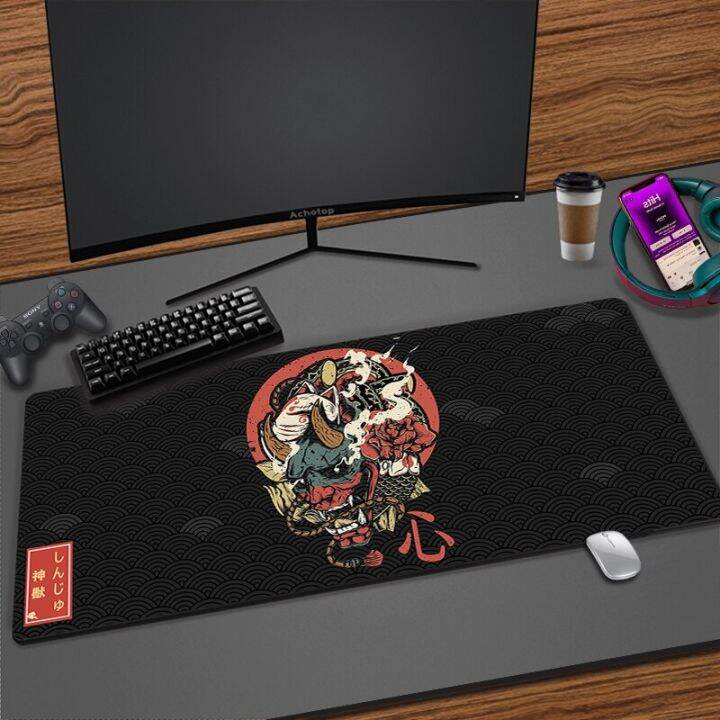 Japanese Dragon Gaming Mouse Pad XXL Art Office Carpet Desk Pad Mouse