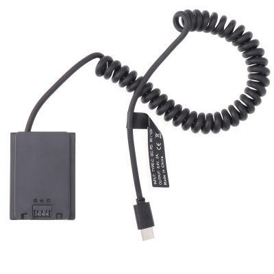 FOTGA Decoded NP-FZ100 Dummy Battery Adapter +Type C Cable for Sony A9 A9R A9S A7R3 A7M3 A7S3 A7III A7R4 A7M4 A6600 A7C FX3