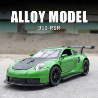 A1:32 Porsches 911 RSR Le Mans ล้อแม็กรถแข่งรุ่น D Iecasts และของเล่นยานพาหนะโลหะรถของเล่นรุ่นจำลองคอลเลกชัน KidsM