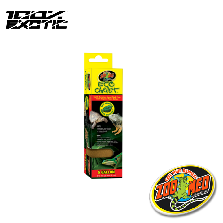 Zoomed Eco Carpet Recycled 8X16" Et5T Tank Accessories, Terrarium