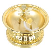 【YD】 Lamp Holder Exquisite Alloy Buddhist Dish Foot Buddha Hall