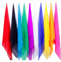 10Pcs 30*30ซม. เปลี่ยนสีผ้าพันคอผ้าไหม Magic Tricks Stage Magic Silk สำหรับ Magacians Close Up Magic Prop อุปกรณ์เสริม