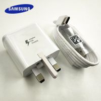 [HOT] ที่ชาร์จความเร็วสูง UK ปลั๊กตัวแปลง Quick ชาร์จ USB ประเภท C สายสำหรับซัมซุง Galaxy S10 S8 S9 Plus A3 A5 A7 2017หมายเหตุ10 9 8 10 + Plus