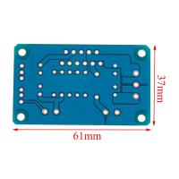 Dc20-28v เครื่องขยายเสียง68W Lm3886 Tf Pcb บอร์ดเปลือยขนาน