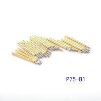 100PCS ฤดูใบไม้ผลิ Test Probe P75-A2 B1 E2 J1 เส้นผ่านศูนย์กลางภายนอก 1.02 มม. ความยาว 16.5 มม. PCB Probe-SOPO STORE