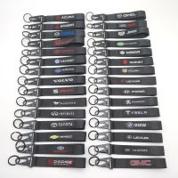 JDM Racing Style Black Car Keychain ID Holder Key Pendant Car Or Motorcycle Key Ring Lanyard