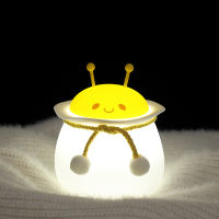 Led Cute Little Bee Silicone Lamp Baby Lamp Bedroom Bed Lamp Birthday Party Gift Kids Student Home Kawaii Room Decor Bunny Light