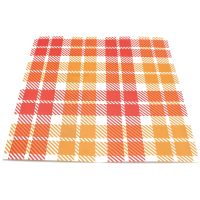 mt Casa remake sheet square 270mm check orange x red MTCARS014 วาชิเทป ลายตารางส้ม x แดง แบรนด์ KAMOI mt masking tape ประเทศญี่ปุ่น Furniture / Wall decoration