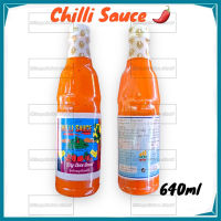 ?? CHILLI SAUCE ซอสพริก ซอส ซอสพมา (640ml) ซอสแดง ซอสอย่างดี