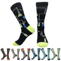 Fashionable man interesting socks lady personality cartoon socks street skateboard tube socks student stockings