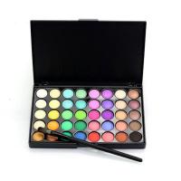 40 Colors Cosmetic Matte Pearl Eyeshadow Palette Shimmer Pigment Earthy Color Eye Shadow Powder Party Stage Makup With Brush Set