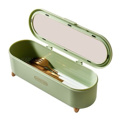 tableware storage box drain chopsticks household dustproof chopsticks tube kitchen spoon with lid chopsticks cageTH