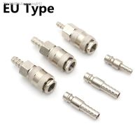 ◊┅ 6 8 10 12mm Hose Pneumatic Fitting European Standard EU Type Quick Coupling Connector Coupler Hose For Air Compressor