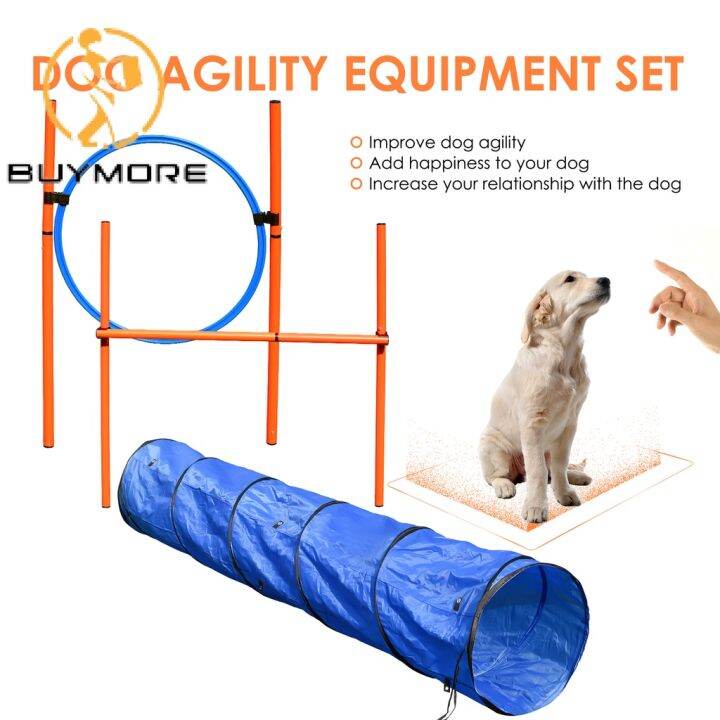 【BUYMORE】 Dog Agility Equipment Set,Agility And Direction Training ...