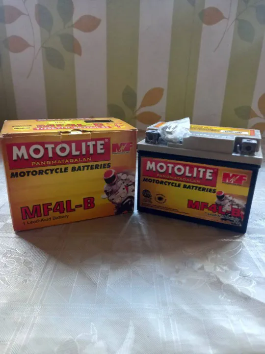 Motolite Motorcycle Battery ( Maintenance Free) MF4L-B | Lazada PH