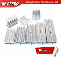 10pcs 15*10*16/20/22/25/30/35/40/50 Transistor TO220 Heatsink Radiator With Needle hjxrhgal For Transistors TO-220 white