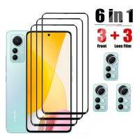 [Phone case]ฟิล์มเลนส์กล้องถ่ายรูป6in 1 Xiaomi ปกป้องหน้าจอสำหรับ12 Lite 11T Pro 11 Lite 5G Ne สำหรับ Xiaomi กระจก12 Lite