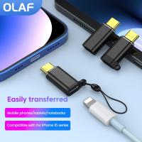 Olaf USB Type C To Lightning OTG Adapter Fast Charge For iPhone 15 14 13 12 11 Pro Max Tablet PC Charging Line otg type c