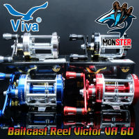 รอกตกปลา รอกเบท วีว่า VIVA BAITCAST REEL VA60 New VICTOR