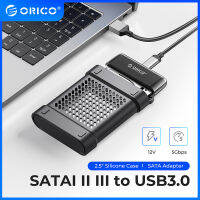 USB เพื่อ SATA ฮาร์ดไดรฟ์แปลง ORICO SATA เป็น USB 3.0อะแดปเตอร์เคเบิ้ลสำหรับ2.5นิ้ว SSD HDD SATA III ฮาร์ดไดรฟ์ดิสก์แปลงสนับสนุน UASP ตัดเข้ากันได้ Samsung Seagate WD Hitachi โตชิบา,ด้วยซิลิโคนครอบ HDD ปกป้องกรณี