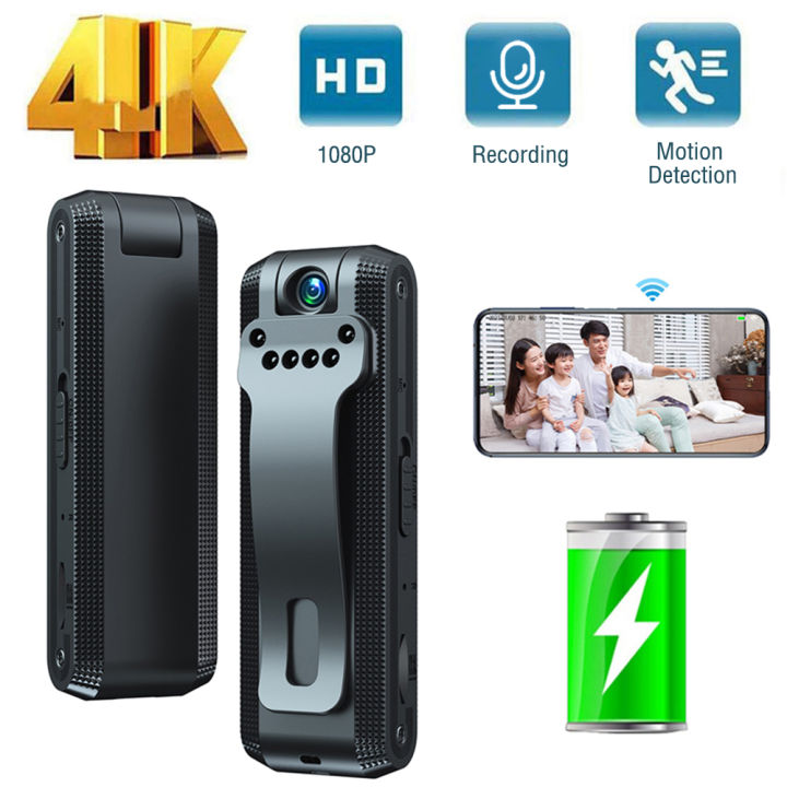 WiFi Body Camera 1080P Body Worn Camera with Audio & Video Recording ...