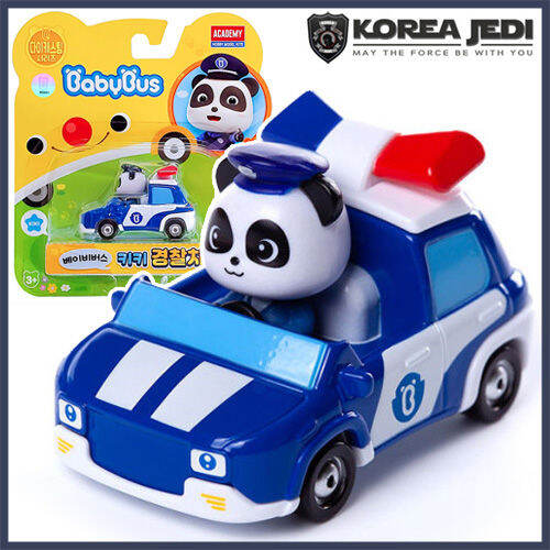 Babybus - Kiki Police Car Die-cast Minicar Blue Car (3.6 X 5.8 X 3.8cm 