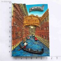 ✆☾✾ New Hot Europe Italy Venice Travel Souvenirs Fridge Magnets Resin Handmade 3D Venizia Gondola Magnetic Refrigerator Sticker