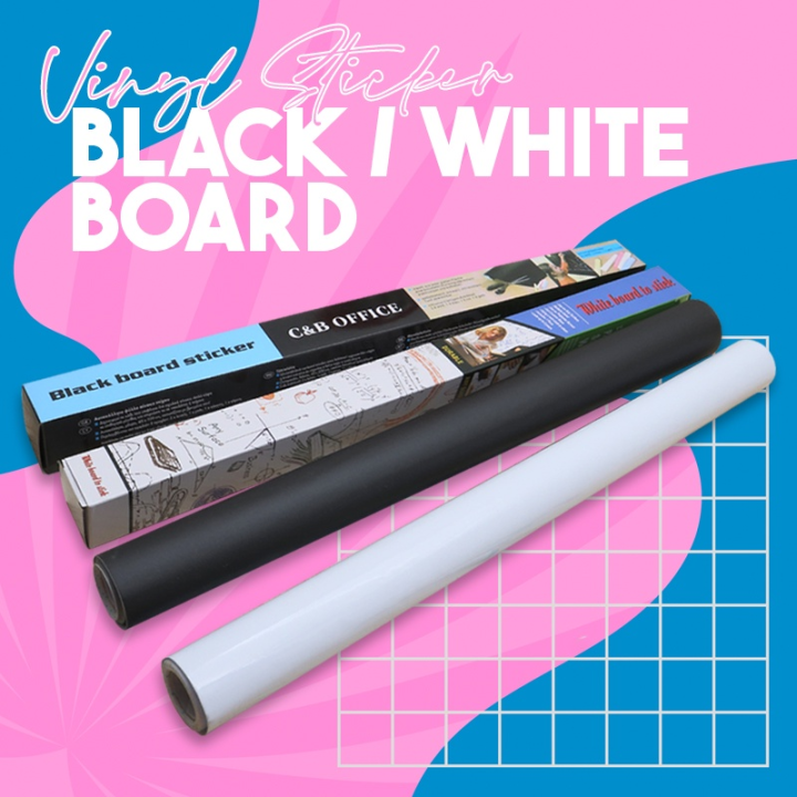 Sticker Blackboard / Sticker Whiteboard Removable Vinyl Sticker 45