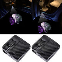 2 Pcs Universal Led Car Door Light Auto Floor Spotlight Laser HD Projector Logo Ghost Shadow Welcome Lamp อุปกรณ์จัดแต่งทรงผม-Aluere