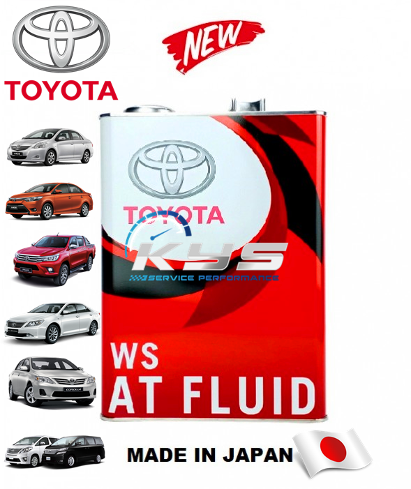 TOYOTA JAPAN ATF WS AUTOMATIC TRANSMISSION FLUID (OIL) VIOS,ALTIS