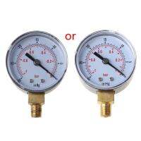 【YD】 1/8  BSPT Thread Pressure Gauge -1/0 Bar -30   52mm Manometer for Air Gas 367D