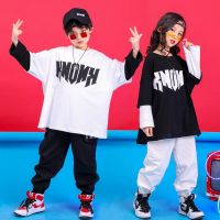 [COD] Childrens hip-hop clothes boys overalls girls handsome dance drum performance tide