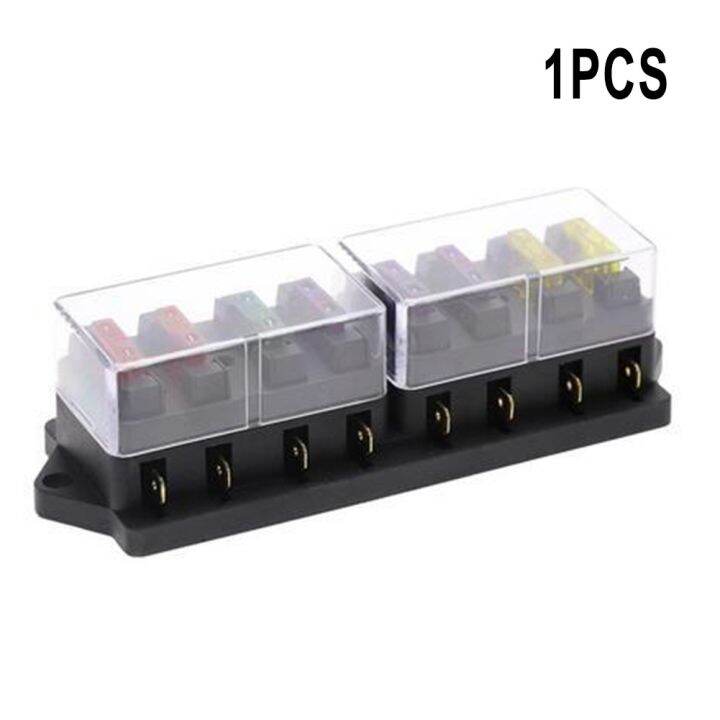 yf-fuse-holder-box-marine-van-1x-12v-24v-1pcs-1x-6-8-10-12-way-ato-block-industrial-accessories-black-boat-new