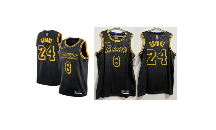 lakers jersey black and gold
